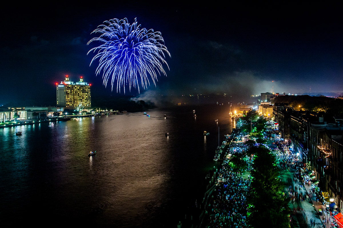 New Year's Celebration Savannah's Waterfront