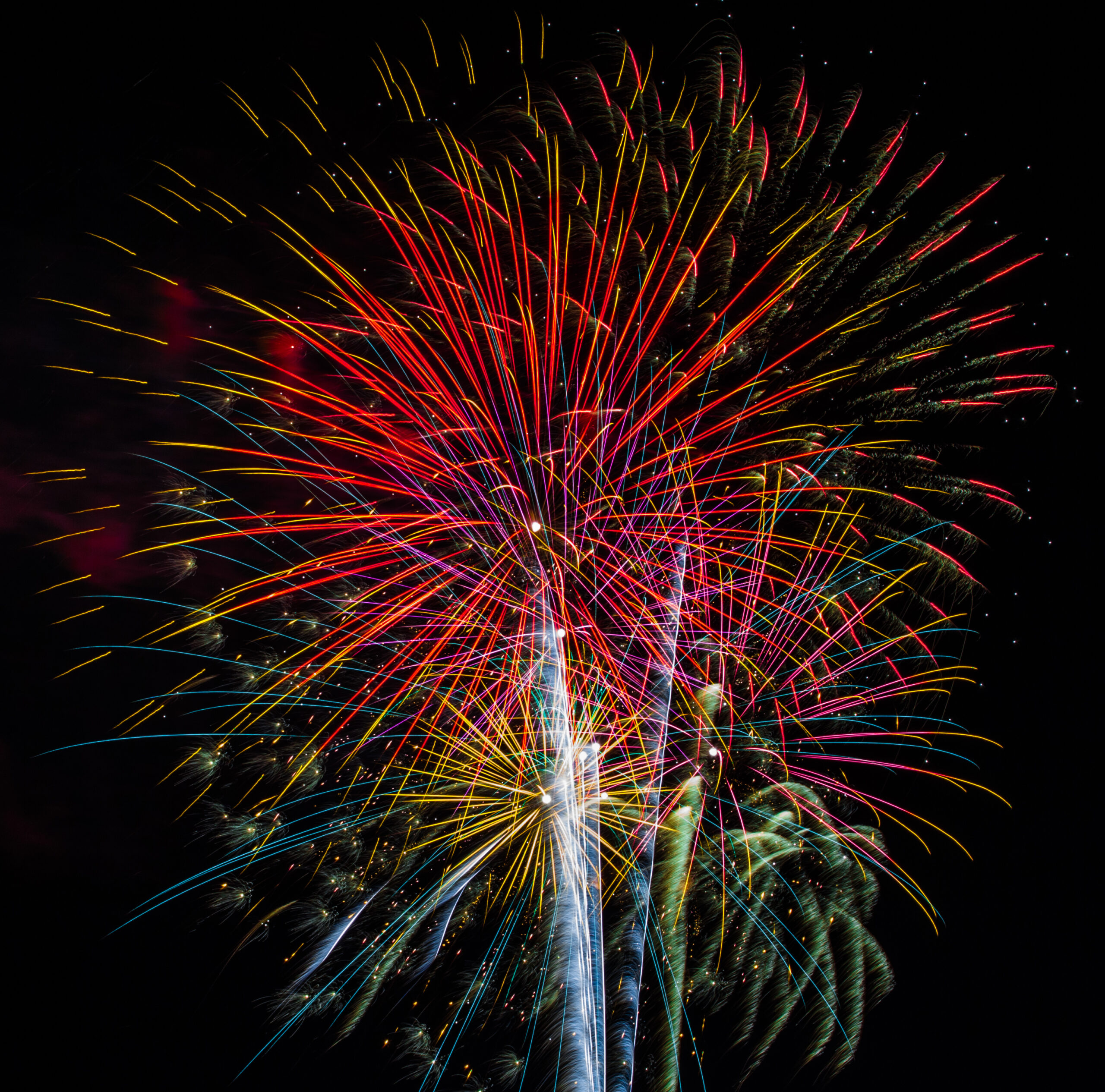 Fireworks on Savannah's Waterfront