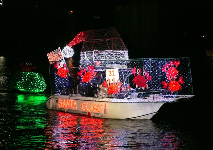 Boat Parade of Lights Savannah's Waterfront