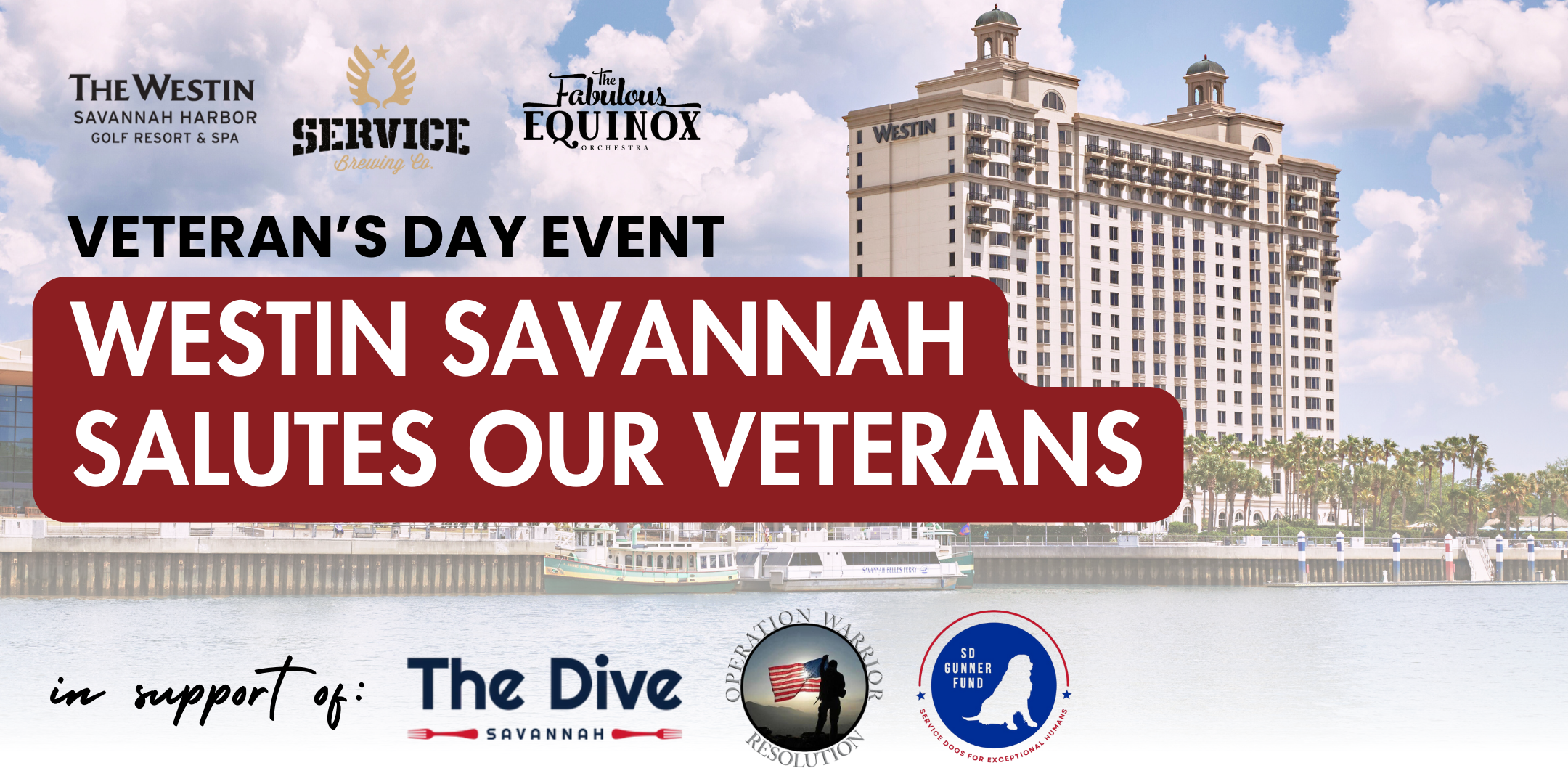 Westin Savannah Harbor Veterans Day Event