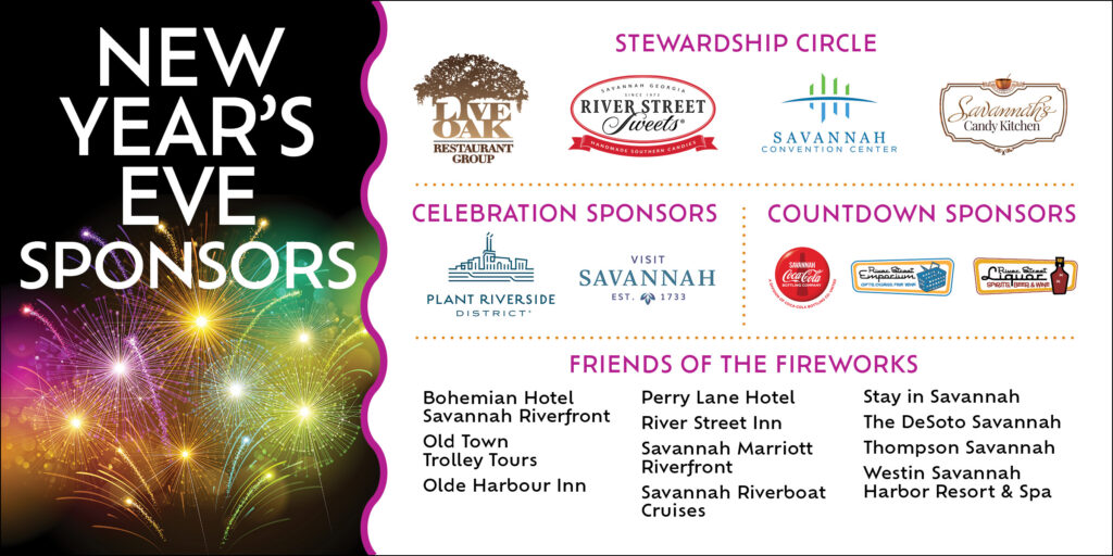 2024 New Year's Eve Midnight Fireworks Show Sponsors