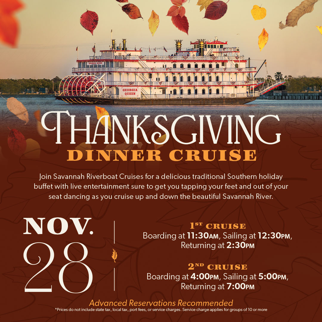 Savannah Riverboat Company Thanksgiving Dinner